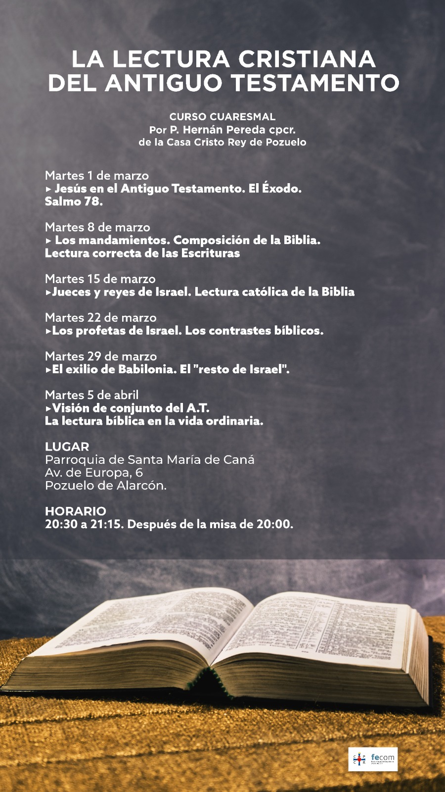 Curso Antiguo Testamento - Parroquia Santa María de Caná